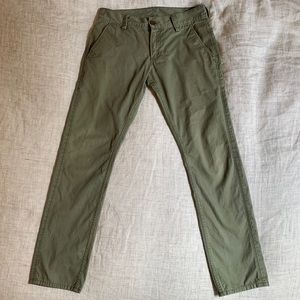 Levi’s 511 Skinny Trousers 32x32 Moss Green
